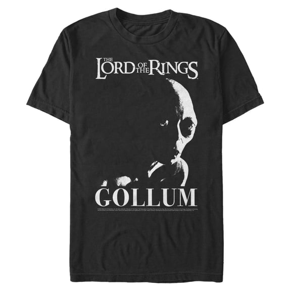 Mens The Lord of the Rings Gollum Silhouette T Shirt