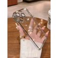 thumbnail image 4 of Brillo de estrella galvanizado con protección de lente para iPhone 15Pro Max 14Plus 13 12 11 Pro max funda para teléfono móvil, 4 of 5