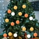 thumbnail image 5 of Adornos navideños, bolas de terciopelo de 8 cm (3,15 pulgadas) para árbol de Navidad, baby shower, primera Navidad de niñas, fiesta de cumpleaños., 5 of 6