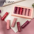 thumbnail image 5 of HANDAIYAN 6 Pcs Lipstick Set Lightweight Matte Color Smooth Texture Waterproof Fashion Lipstick Makeup Set Festival Gift 3.5g*6, 5 of 5