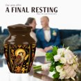 thumbnail image 4 of JAGASY Sparrow Funeral Urn for Grandmother Cremation, Brown Urn for Human Ashes Keepsake, Miniature Burial Urns for Memorial, Decorative Urns for Loved One Funeral, 3 Inch, 4 of 7