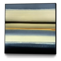 Giant Art Canvas  30x30 Remembering When Framed in Multi-Color