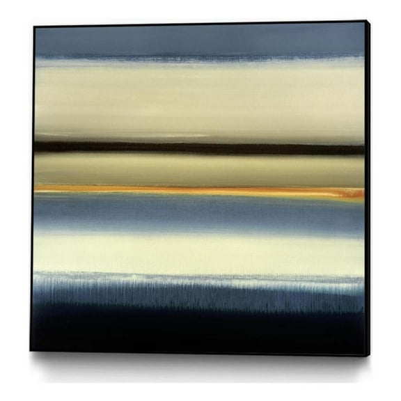 Giant Art Canvas  30x30 Remembering When Framed in Multi-Color