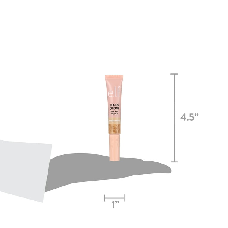 e.l.f. Cosmetics Halo Glow Highlight Beauty Wand Liquid Gold 0.33 fl oz -  Walmart.com