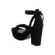 thumbnail image 5 of Zapatilla plataforma DOLCE COLLEZIONE by GLAM GLAM Mujer Casual Velvet negro 26, 5 of 5