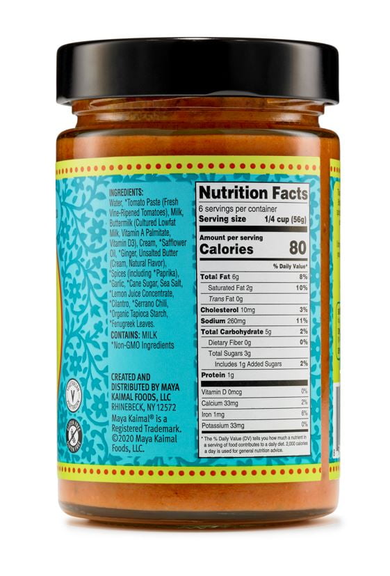(2 pack) Maya Kaimal Tikka Masala Simmer Sauce, 12.5 oz
