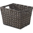 thumbnail image 1 of Whitmor 6084-1501-DW Split Rattique Small Tote - Driftwood Brown, 1 of 2