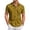 Brown, variant on HAJWOH Hawaiian Shirt for Men Casual Button Down Short Sleeve Summer Beach Shirts Loose Fit Floral Print Tropical Tops