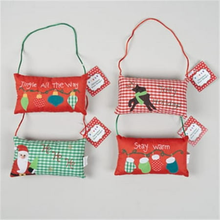 Regent Products G91708 Door Knob Hanger Country Christmas Pillow