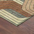 thumbnail image 3 of Addison Rugs Chantille Indoor/Outdoor Transitional Mid-century Modern Paprika Machine Washable Rectangle Rug, 5' x 7'6", 3 of 8