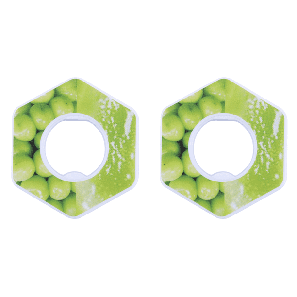 Anillos Fragancia Frutas Vainas Sabor Aire Creativos para Potable (uva) Verde
