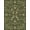 Green, Pattern 2, variant on Design&I 5'x7' Washable Area Rug Moody Botanical Bird Vintage Border Whimsical Foliage Scroll for Guest Room, Lounge, Apartment, Flatweave & Daily Traffic Ready