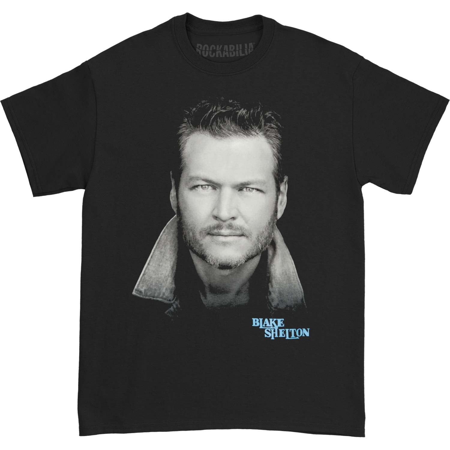 Blake Shelton Blake Shelton Men's Portrait Tee Tshirt Black