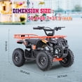 HOVER HEART Dirt Quad 500 for Kids Teenager, 36V Electric 4Wheeler for