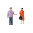 thumbnail image 4 of KLKCMS 1.7cm-2cm Height People Passenger Model Figure Plastic HO 1/87 Scale Mix Lot, 4 of 9