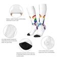 thumbnail image 3 of Naloa Happy Pride Gnome Thigh High Socks Extra Long Stretchy Sock Women Over Knee High Opaque Stocking Daily Wear, 3 of 6