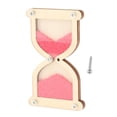 thumbnail image 2 of Milaget Wooden Hourglass Busy Board Basic Skills Educational Toy Learning Activities Pink, 2 of 9