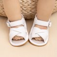 thumbnail image 3 of Meckior Baby Girl Sandals Infant Summer Soft Sole Shoe Anti-Slip Crib Shoes for First Walking 0-18 Months, 3 of 6