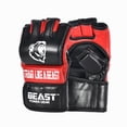 thumbnail image 1 of Beastpowergear MMA Gloves, UFC Gloves, Kickboxing Gloves with Open Palms, Boxing Gloves, Punching Bag Gloves, Sparring, Muay Thai, Thump Padding for Men & Women, 1 of 6