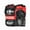 Black/Red, variant on Beastpowergear MMA Gloves, UFC Gloves, Kickboxing Gloves with Open Palms, Boxing Gloves, Punching Bag Gloves, Sparring, Muay Thai, Thump Padding for Men & Women