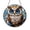 Acrylic 3.5 Inch, variant on Blue Eyed Owl Stained Glass Suncatcher Window Hanging, Cute Woodland Owl Art Sun Catcher Gift for Nature Lovers
