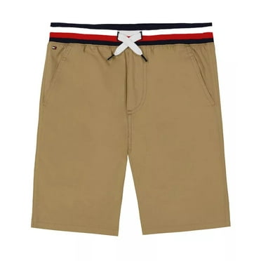 Tommy Hilfiger TAN Boy's Drawstring Shorts, US Small (8-10)