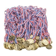 Bulk Goldtone Winner Medals, Stationery, Party Supplies, 72 Pieces