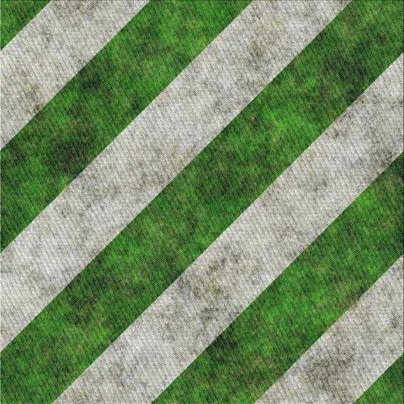 Ahgly Company Indoor Square Patterned Shamrock Green Novelty Area Rugs, 8' Square