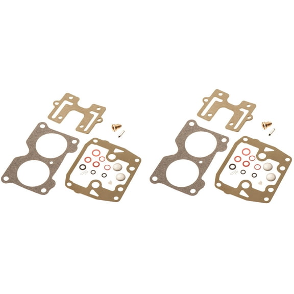 Johnson Evinrude Twin Carburetor Carb Rebuild Kit V4 85 90 100 115 125 140 HP