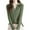 C-Green, variant on Wyobmus Womens Woolen Sweater Lightweight Long Sleeve Mockneck Loose Base Knitted Sweater A-Black