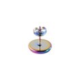 thumbnail image 1 of Guardurnaity Pendientes de acero inoxidable para pendientes, postes para manualidades, joyería artesanal Ropa, zapatos y accesorios Miscelánea Vistoso 4 mm Guardurnaity AP016097-05, 1 of 6