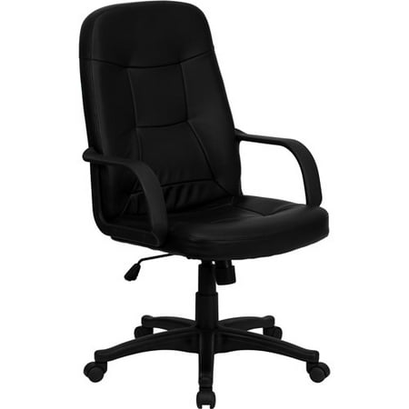 flash furniture high-back executive office chair with arms, black flash furniture high-back executive office chair with arms, black