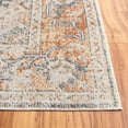 thumbnail image 5 of SAFAVIEH Baltimore Tamara Medallion Polyester Machine Washable Area Rug, Beige/Rust, 8' x 10', 5 of 12