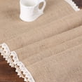 thumbnail image 6 of FOMIYES Floral Lace Table Placemat and Runner in Khaki for Elegant Dining and Buffet Settings, 6 of 6