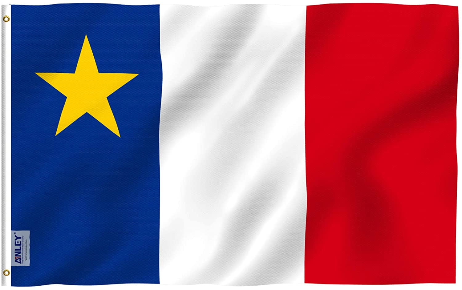 5ft x 3ft Acadia Flag New 5x3 Canadafrance 