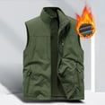 thumbnail image 2 of Dpytoraw Casual Vest Man Loose Outdoor Zipper Pocket Jacket Winter Vest Large Size Sports Plus Velvet, 2 of 4
