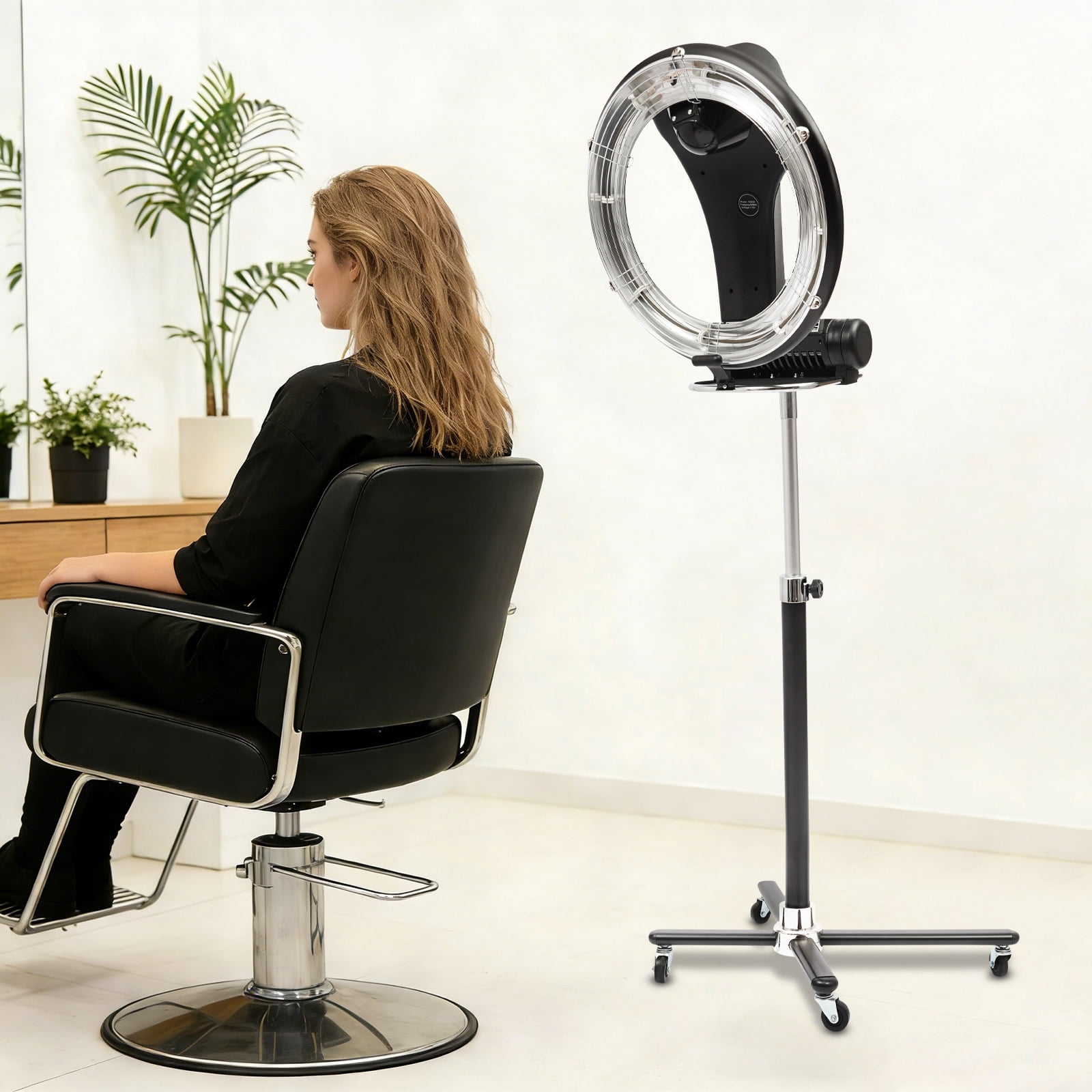 Professional Orbiting Rotating Dryer, Freestanding Multifunctional Hair Dryer
