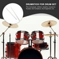 thumbnail image 4 of ELAYARD 1 Pair Aluminum Alloy Drumsticks 5A Metal Percussion Sticks for Drum Set Accessories, 4 of 7