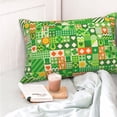 thumbnail image 4 of Pofeuu St Patrick's Day6 Print Polyester Microfiber Plush Pillowcases, Super Soft and Cozy Pillow Case Covers with Envelop Closure（Pillow core not included）-20"x30", 4 of 6