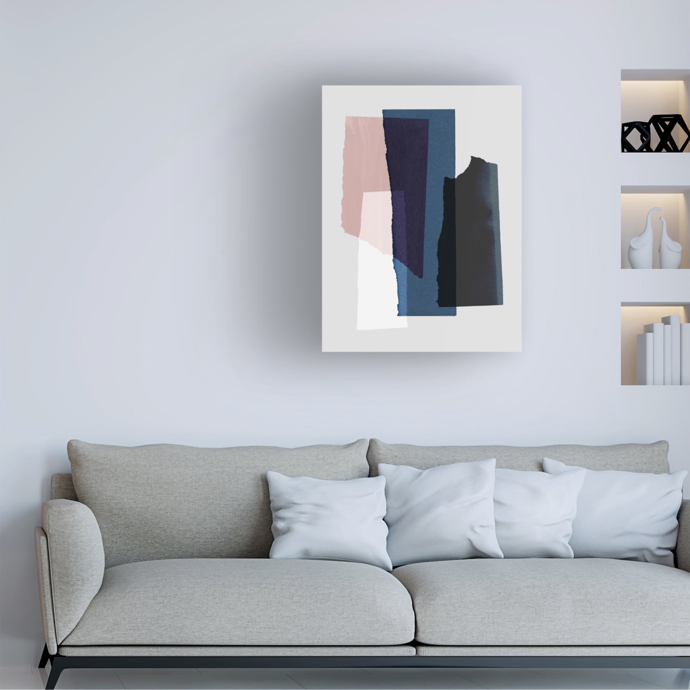 Trademark Fine Art Mareike Bohmer Pieces 3 Canvas Wall Art