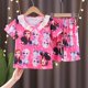 thumbnail image 1 of Aisha princesa Mickey Mouse niñas pijamas conjunto de manga corta ropa de aire acondicionado para niños fragancia verano Homeclothes18 145-155CM Gao Jinjia LED, 1 of 2