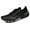 Black, variant on AUXDIQ Water Shoes Womens Mens Outdoor Quick Dry Unisex Sports Aqua Shoes for Beach Diving Snorkeling Surfing