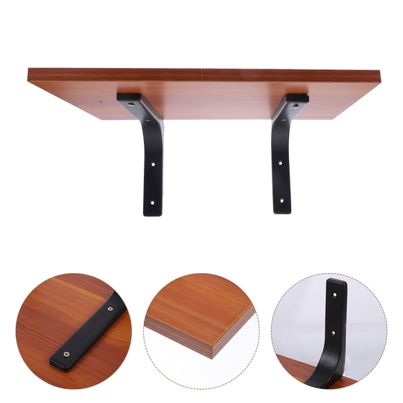 OULII Shelf Support Bracket 1 Set Wall Mounted Shelf Supports Wooden Storage for Home Furniture