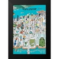 thumbnail image 2 of Daly, Carla 11x14 Black Modern Framed Museum Art Print Titled - View from Above Vancouver, 2 of 5