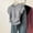*Gray, variant on ClodeEU Women's Crew Neck Short Sleeve T-Shirt with Side Elastic Ruff,Casual Loose Fit Basic Tee Black,Women's Plus L