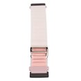 thumbnail image 1 of Accesorio de repuesto de correa de reloj inteligente de nailon tejido elástico apto para Fitbit Versa 4 3 Sense 2 blanco y rosa, 1 of 12