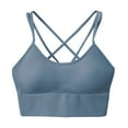 thumbnail image 3 of CAIXIA Supportive Sports Bras for Women No Underwire Wireless Deep V Neck Lace Seamless Pullover Full Coverage Workout Bras for Women Fitness Yoga Bra Workout Crop Top, 3 of 6