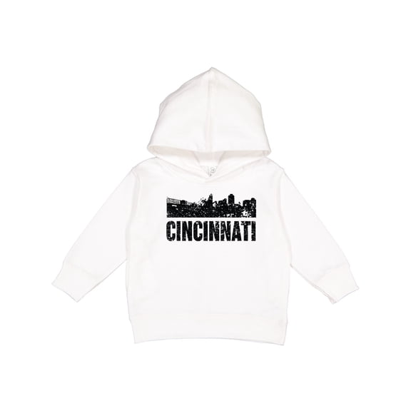 Inktastic Cincinnati Skyline Grunge Toddler Hoodie