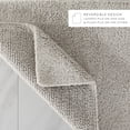thumbnail image 6 of Noble Linens Reversible Dual-Texture Cotton Bath Mat, 34 in x 21 in, Light Gray, 6 of 10
