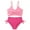 Pink, variant on Ardorlove Girls Swimsuit Bathing Suits Criss Cross Bikini Set Two Piece Kids Teen Girls' Swimwear Bathing Suit 7-16T